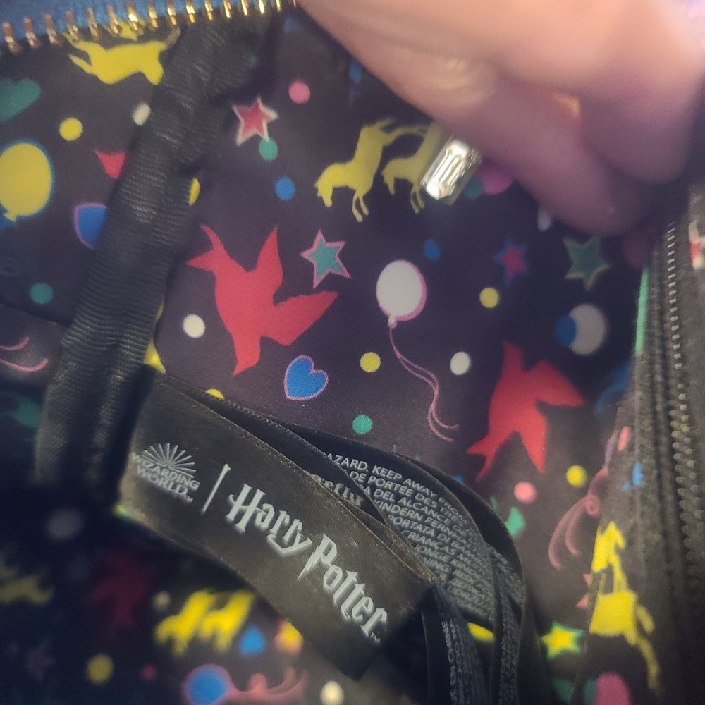 Loungefly Luna Lovegood Harry Potter Pink Tweed Mini Backpack Spectraspecs New - Picture 7 of 8